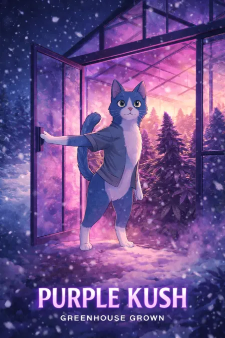 Purple Kush CBD française – Fleur greenhouse de Béziers